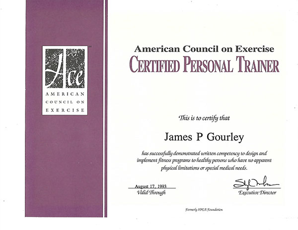 ACE Certified Personal Trainer Santa Barbara