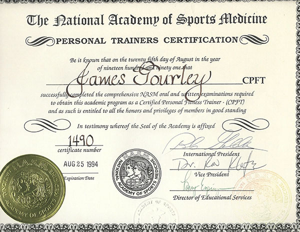 NASM Personal Trainer Certification Santa Barbara